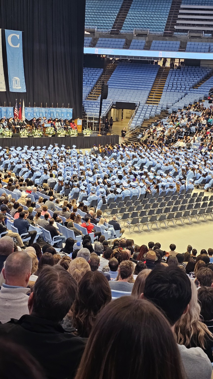 UNC Chapel Hill commencement ceremony