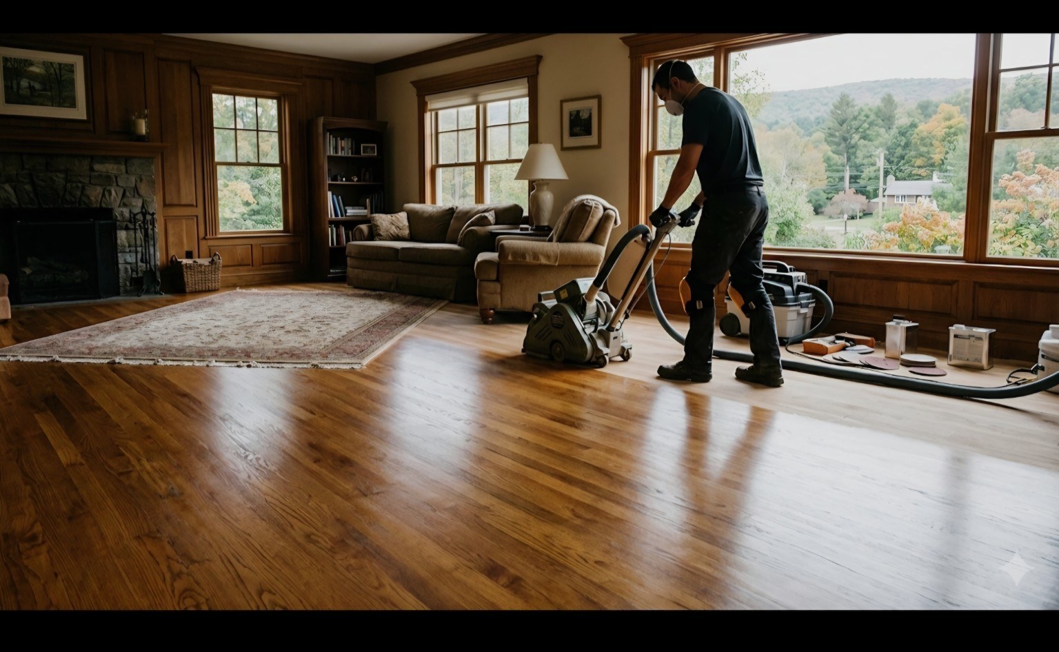 Full sanding and refinishing project
