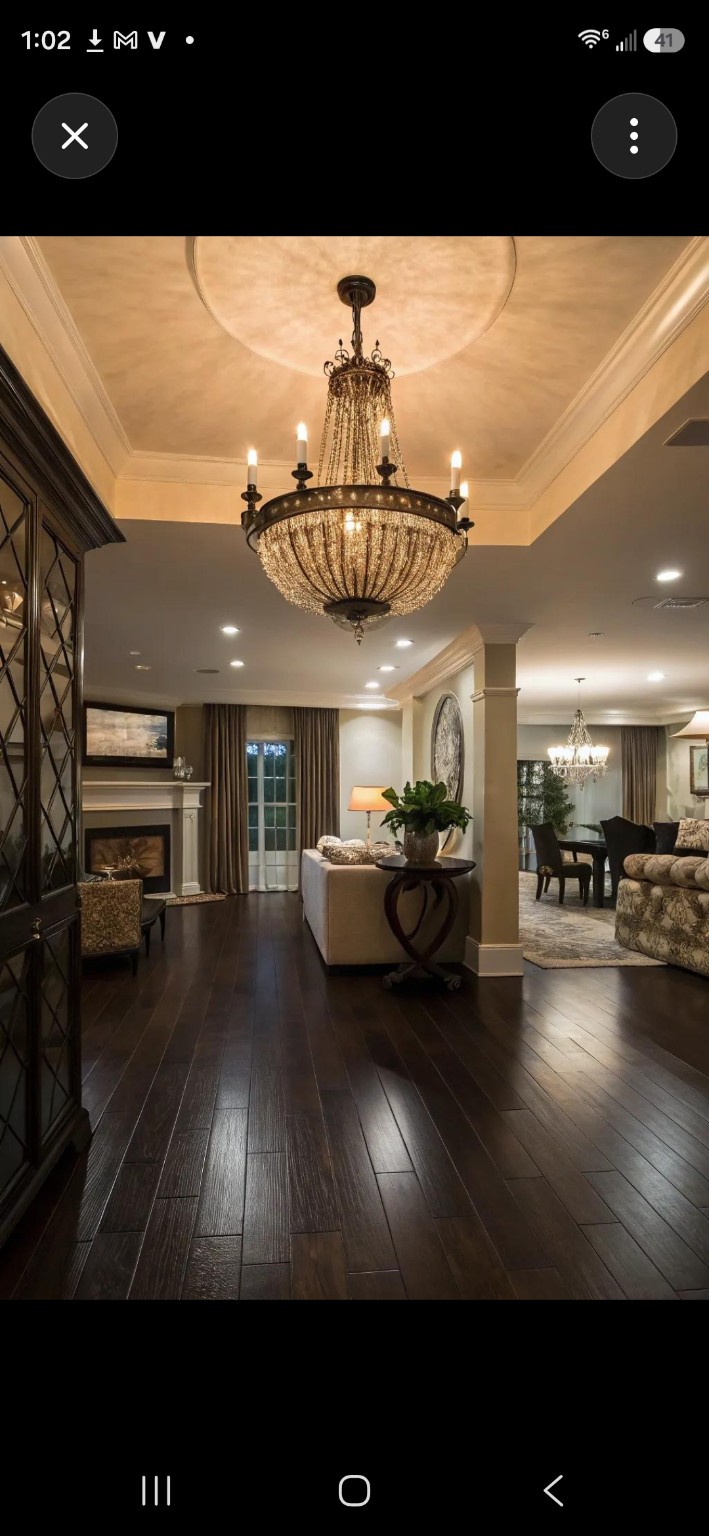 Restored hardwood floor with rich, brilliant color