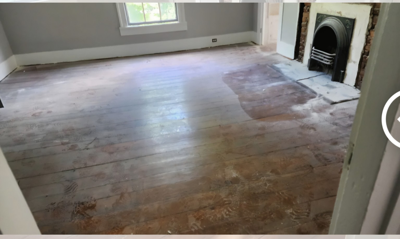 Before — Historic hardwood restoration