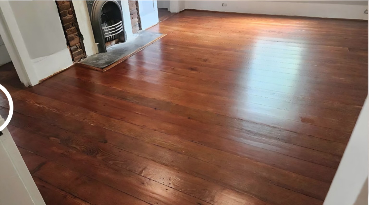 After — Historic room hardwood restoration